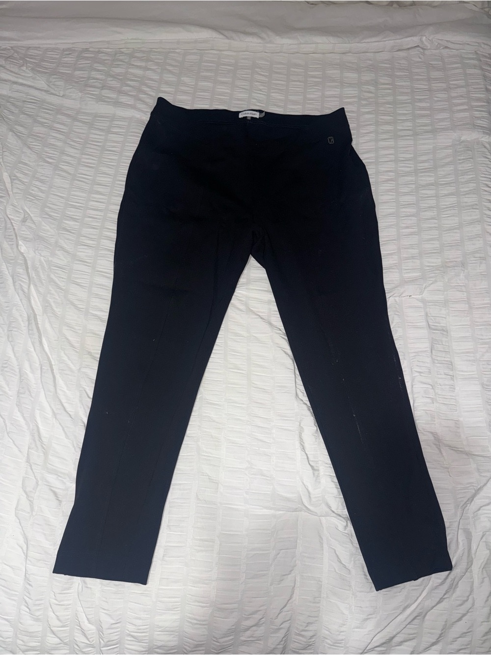 Calvin Klein Black Women's Slim Ankle Pants